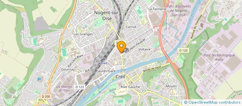 localisation de l'entreprise MONSIEUR ADEL BOUNEFIKHA  CREIL