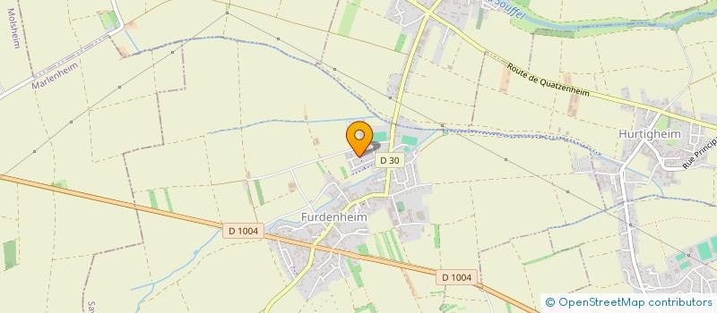 localisation de l'entreprise MONSIEUR ADEL BOUZIANE  FURDENHEIM