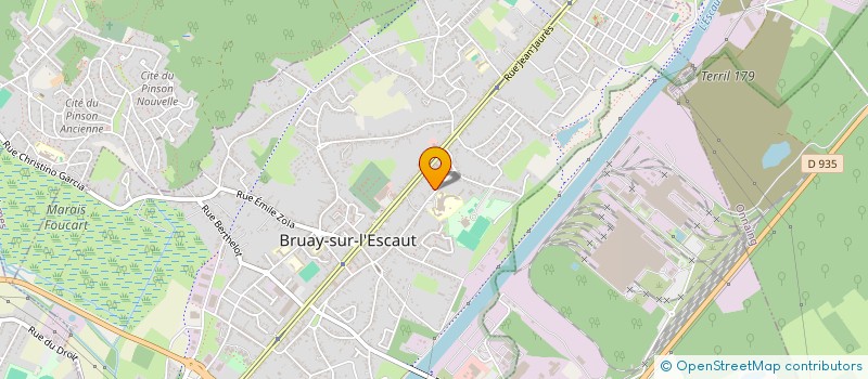 localisation de l'entreprise MONSIEUR ADEL BOUZIDI  BRUAY-SUR-L'ESCAUT