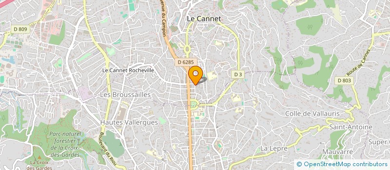 localisation de l'entreprise MONSIEUR ADEL BOUZNIF à LE CANNET