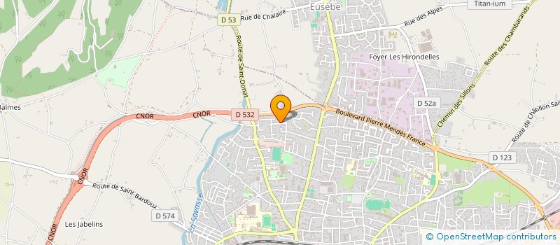 localisation de l'entreprise MONSIEUR ADEL CHAABI  ROMANS-SUR-ISERE