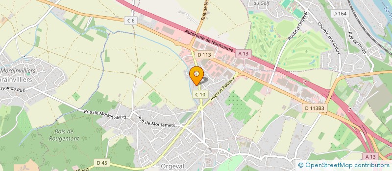 localisation de l'entreprise MONSIEUR ADEL CHELLAT  ORGEVAL