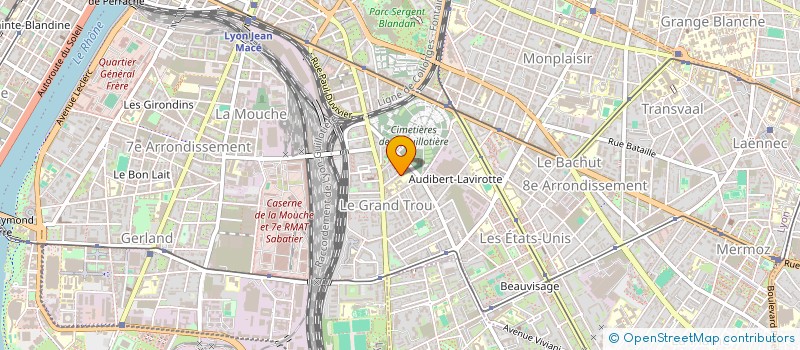 localisation de l'entreprise MONSIEUR ADEL CHERIF  LYON 8EME