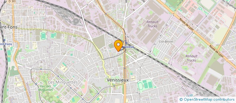 localisation de l'entreprise MONSIEUR ADEL DAHMANE BOUNOUA  VENISSIEUX