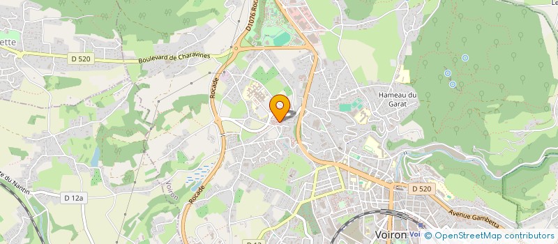 localisation de l'entreprise MONSIEUR ADEL DAKHLI  VOIRON