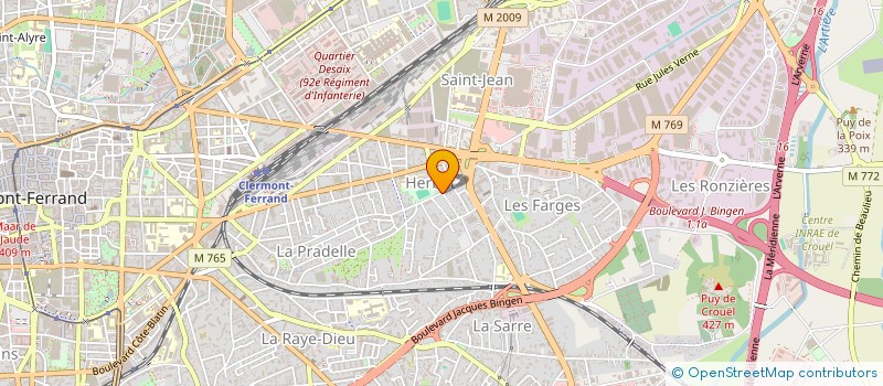 localisation de l'entreprise MONSIEUR ADEL DARGAA  CLERMONT-FERRAND