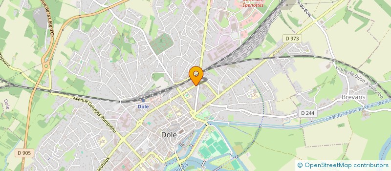 localisation de l'entreprise MONSIEUR ADEL DEHAS à DOLE