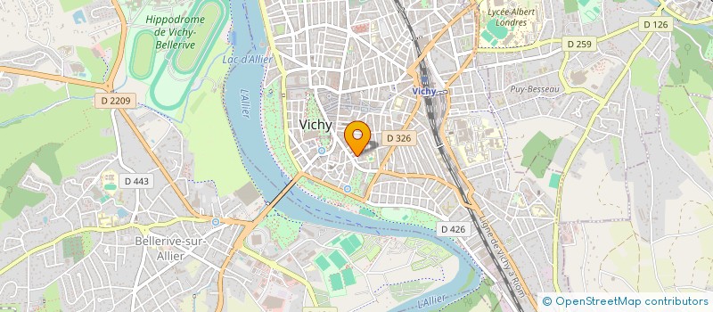 localisation de l'entreprise MONSIEUR ADEL EL KORDI à VICHY