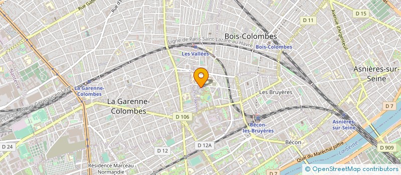 localisation de l'entreprise MONSIEUR ADEL GACEM à BOIS-COLOMBES