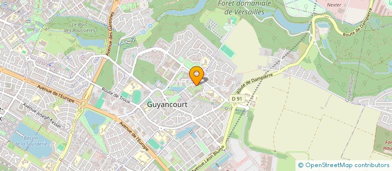 localisation de l'entreprise MONSIEUR ADEL GHACEB  GUYANCOURT