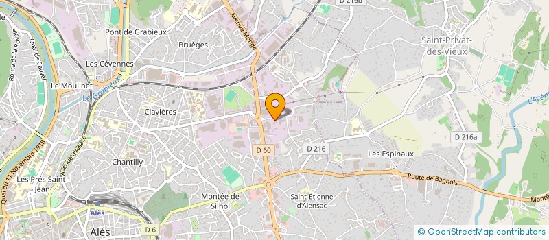 localisation de l'entreprise MONSIEUR ADEL HACHACHE  ALES