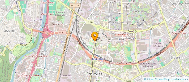 localisation de l'entreprise MONSIEUR ADEL HACHEMI RACHEDI  ECHIROLLES