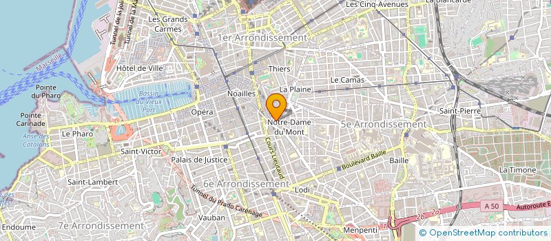 localisation de l'entreprise MONSIEUR ADEL HAIDARY à MARSEILLE 6EME
