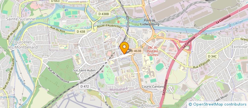 localisation de l'entreprise MONSIEUR ADEL HALIS  MONTBELIARD