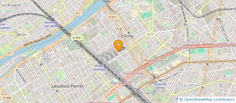 localisation de l'entreprise MONSIEUR ADEL HAMICHE à CLICHY