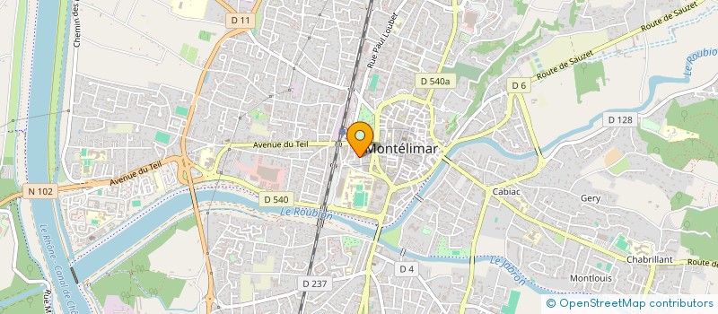 localisation de l'entreprise MONSIEUR ADEL HASSIN-BOUKAL  MONTELIMAR