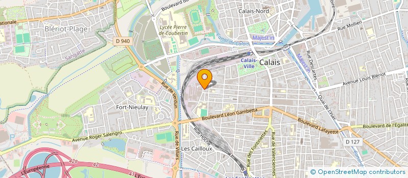 localisation de l'entreprise MONSIEUR ADEL KAABECHE  CALAIS