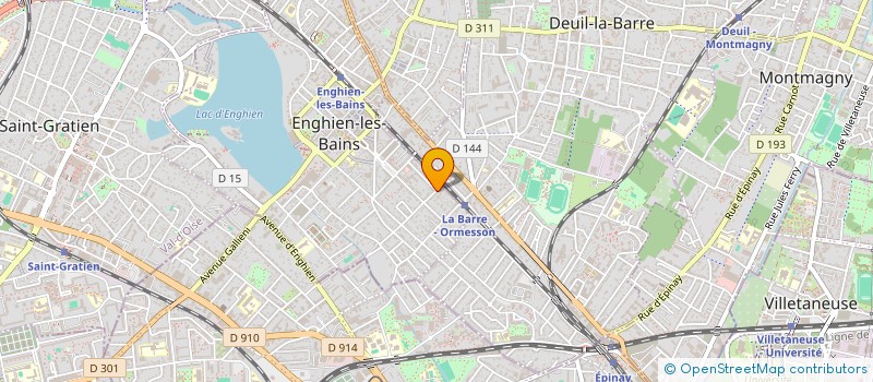 localisation de l'entreprise MONSIEUR ADEL KASSOURI  ENGHIEN-LES-BAINS