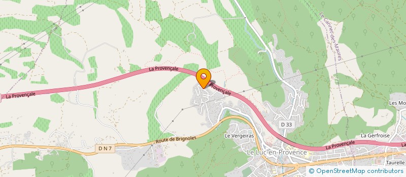 localisation de l'entreprise MONSIEUR ADEL KERDOUD  LE LUC