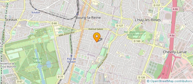 localisation de l'entreprise MONSIEUR ADEL KHALIFA à BOURG-LA-REINE