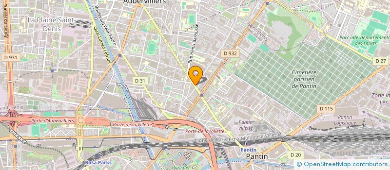 localisation de l'entreprise MONSIEUR ADEL KHELKHAL  AUBERVILLIERS