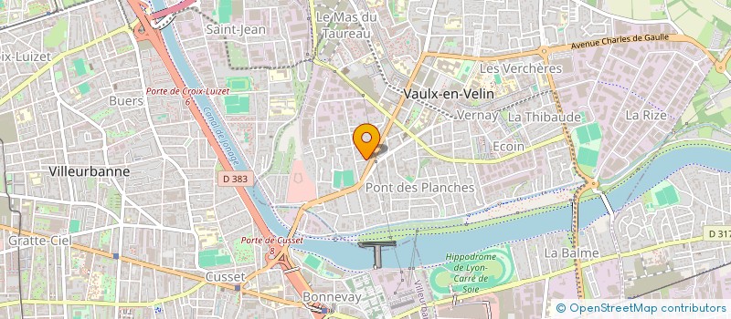 localisation de l'entreprise MONSIEUR ADEL KHEMMAR  VAULX-EN-VELIN