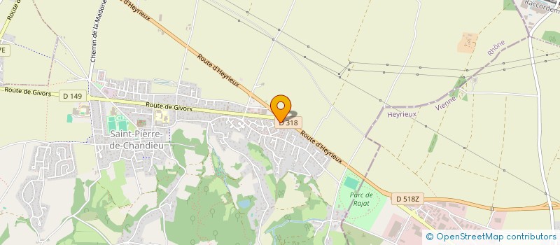 localisation de l'entreprise MONSIEUR ADEL LEBSIR  SAINT-PIERRE-DE-CHANDIEU