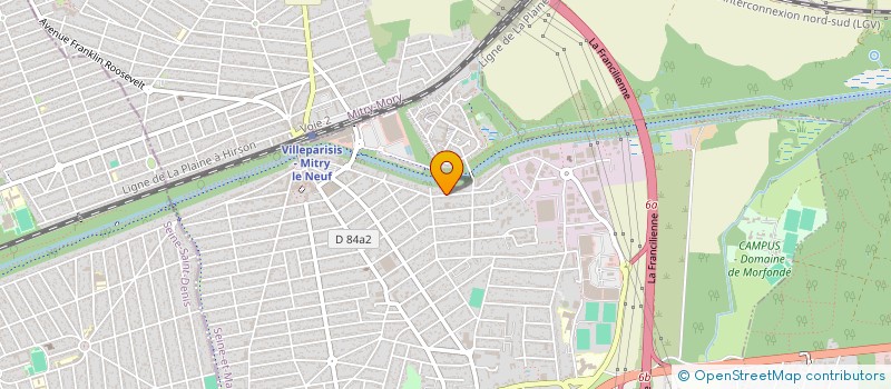 localisation de l'entreprise MONSIEUR ADEL MAHDJOUBI  VILLEPARISIS