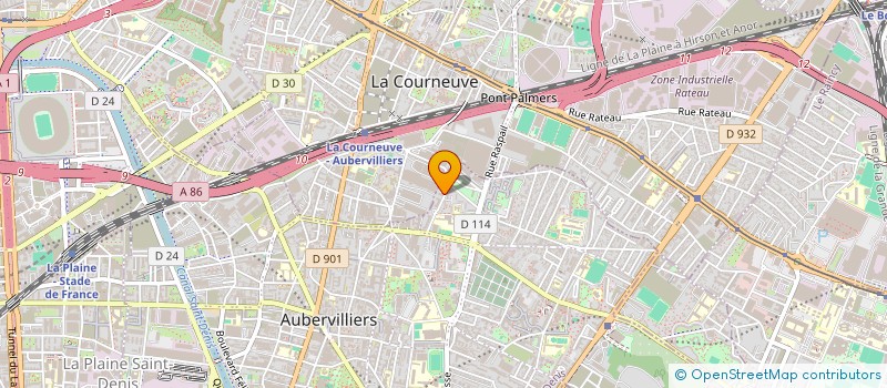 localisation de l'entreprise MONSIEUR ADEL MALEK  AUBERVILLIERS