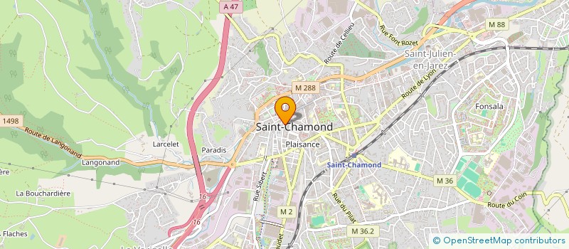 localisation de l'entreprise MONSIEUR ADEL MANESRI à RIVE-DE-GIER