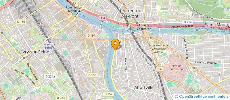 localisation de l'entreprise MONSIEUR ADEL MANSOURI  ALFORTVILLE