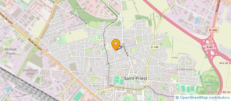 localisation de l'entreprise MONSIEUR ADEL MERZOUGUI  SAINT-PRIEST