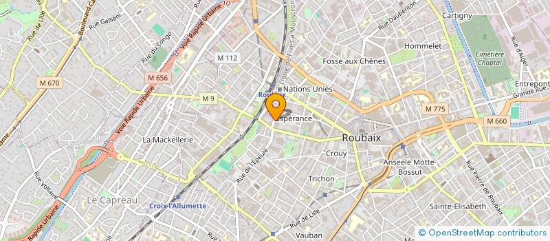 localisation de l'entreprise MONSIEUR ADEL METIDJI  ROUBAIX