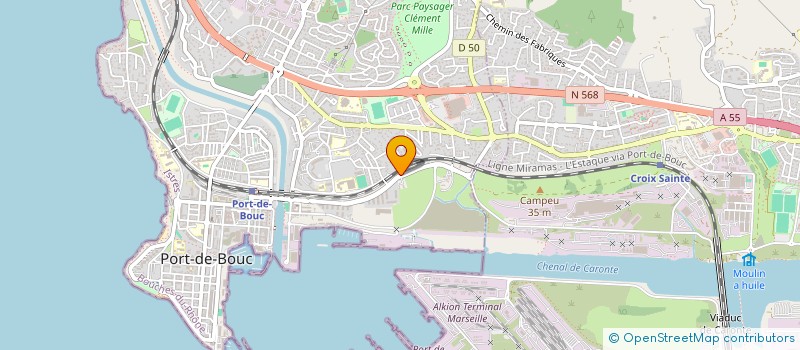 localisation de l'entreprise MONSIEUR ADEL MILOUDI  PORT-DE-BOUC