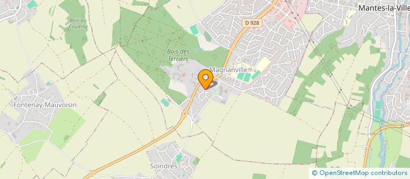 localisation de l'entreprise MONSIEUR ADEL MONTASSAR  MAGNANVILLE