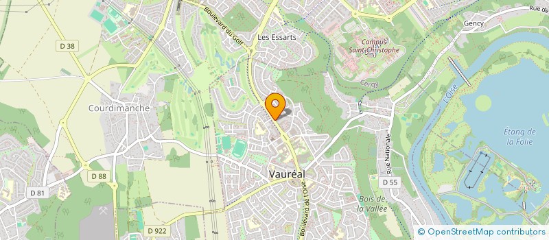 localisation de l'entreprise MONSIEUR ADEL MOUHOUB à VAUREAL