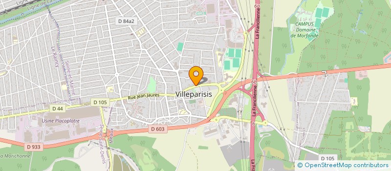 localisation de l'entreprise MONSIEUR ADEL MRAIHI  VILLEPARISIS