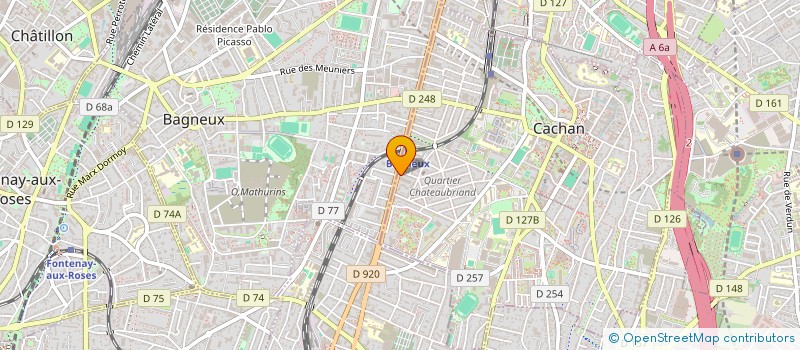 localisation de l'entreprise MONSIEUR ADEL NASER ABDELRAHMAN  CACHAN