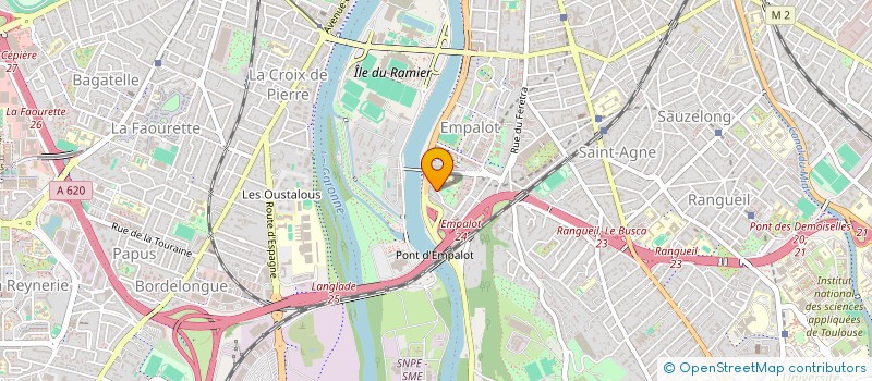 localisation de l'entreprise MONSIEUR ADEL NESSIGHAOUI  TOULOUSE