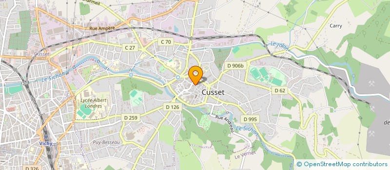 localisation de l'entreprise MONSIEUR ADEL OTHMAN à CUSSET