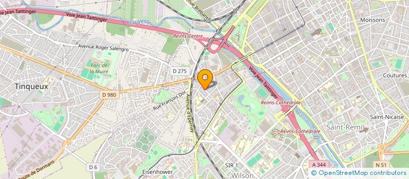 localisation de l'entreprise MONSIEUR ADEL OUAFELLA  REIMS