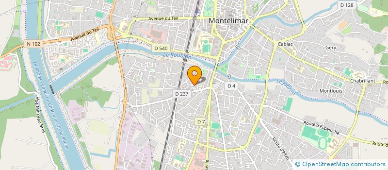 localisation de l'entreprise MONSIEUR ADEL OUILADI à MONTELIMAR