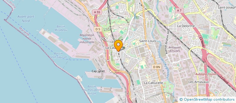 localisation de l'entreprise MONSIEUR ADEL RABAH à MARSEILLE