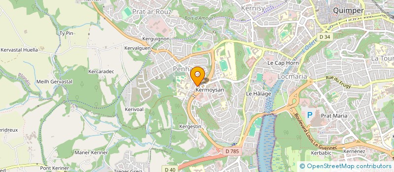 localisation de l'entreprise MONSIEUR ADEL REBAI à QUIMPER