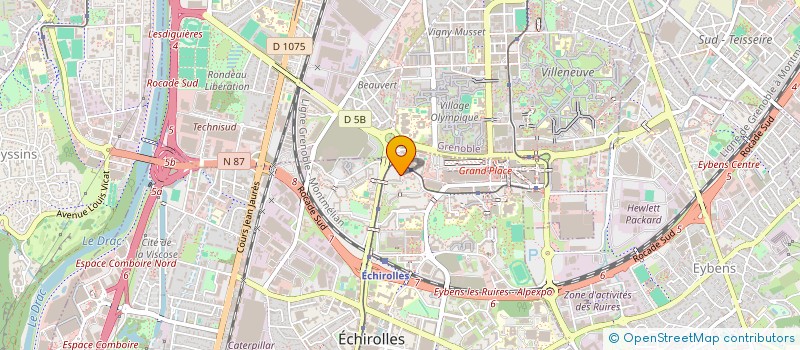 localisation de l'entreprise MONSIEUR ADEL SALAH  ECHIROLLES