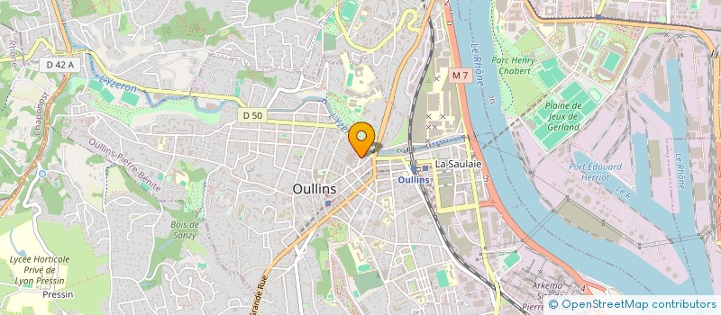 localisation de l'entreprise MONSIEUR ADEL SALHI  OULLINS-PIERRE-BENITE