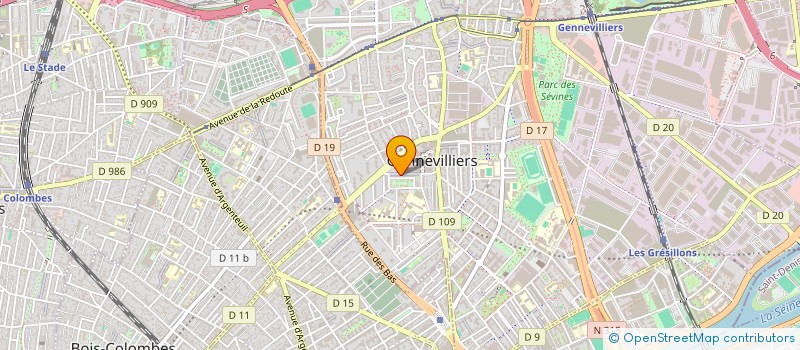 localisation de l'entreprise MONSIEUR ADEL SEDIRA à GENNEVILLIERS