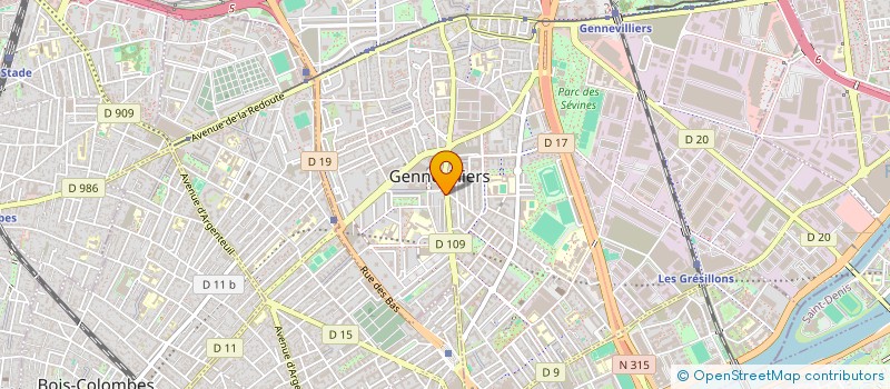 localisation de l'entreprise MONSIEUR ADEL TAHAR à GENNEVILLIERS