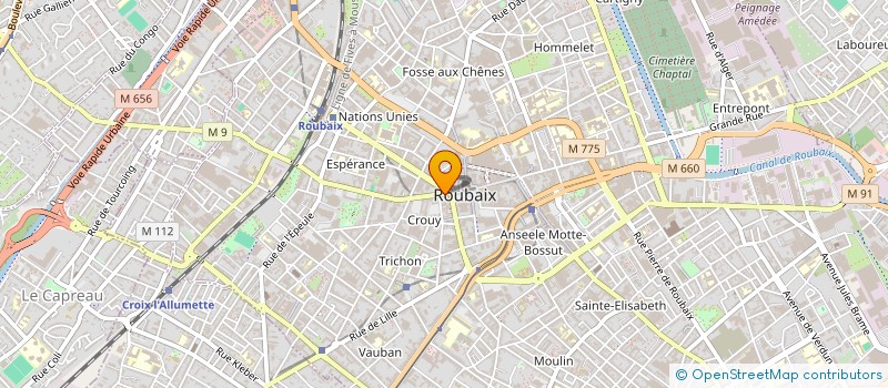 localisation de l'entreprise MONSIEUR ADEL TAZIBT à ROUBAIX