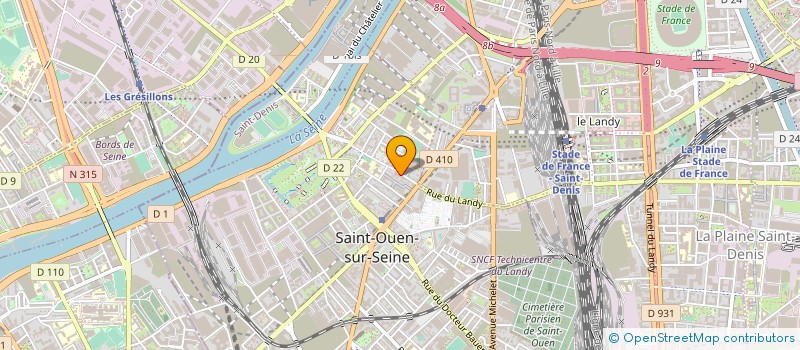 localisation de l'entreprise MONSIEUR ADEL TIBOURTINE à SAINT-OUEN-SUR-SEINE